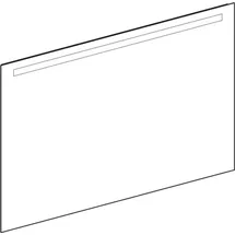 Geberit Option Basic Square Lichtspiegel, Beleuchtung oben, 502816001,