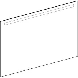 Geberit Option Basic Square Lichtspiegel, Beleuchtung oben, 502816001,