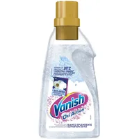 Vanish Oxi Action Multipower Gel, glänzend, Weiß, Fleckenentferner für weiße Kleidung, 1 Pack mit 750 ml Wäscheentferner, Additiv für Waschmaschine, ohne Bleichen