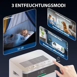 Homcom Luftentfeuchter 20L/24h