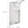 Relaxdays Desinfektionsspender 500 ml Silber/Weiß