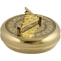 Nauticalia Greenwich Taschen-Sonnenuhr, Messing, 7 cm