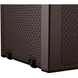 KETER Emily 270L Kunststoff-Gartenbehälter braun