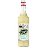 Monin Margarita Mix Konzentrat (1 x 1,0l) - Margarita Cocktail Mix für Margaritas und Cocktails mit Limette und Agave - Optimal für Bar und Zuhause