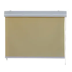Rollo Sichtschutzrollo Kassettenrollo Rollo mit Kassette Fenster-Rollo Outdoorrollo Sonnenschutz Verdunklungsrollo Seitenmarkise 120x230 cm Jet-Line