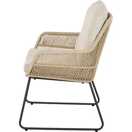 Siena Garden Kansas Dining Sessel 61 x 60 x 85,5 cm taupe