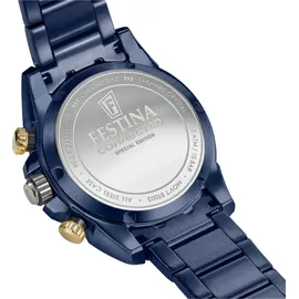 Festina Chrono Bike Connected 45 mm dunkelblau/blau