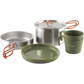 Easy Camp Moss Kochset 7-teilig, Edelstahl