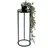 DanDiBo Ambiente Blumenhocker 50 x 50 cm Schwarz