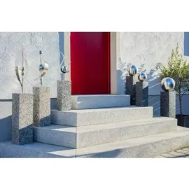 Dehner Edelstahlkugel, gebürstet, silber