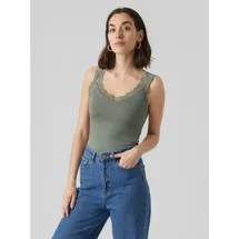 Vero Moda Damen Vmrosa Sl Top Noos Hose, Laurel Wreath, XL EU - M