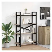 vidaXL Bücherregal 100 x 33,5 x 140 cm Braun