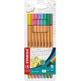 Stabilo point 88 Fineliner - Fineliner Set - Pastellfarben