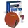 Schwaiger Satellitenschüssel Komplettset - Ø 80 cm Aluminium Offset Antenne in Ziegelrot - Inkl. Quad LNB 4-Fach & LNB Doppel-Tragarm - Digital HD & 4K Empfang - Integrierte Kabelführung & wetterfest