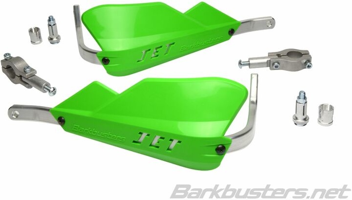 Barkbusters Handbeschermingsset Jetmontage 2 punten rechter stuurpunt Ø22mm groen