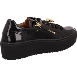 Gabor Damen Low-Top Sneaker Schwarz/Gold 44