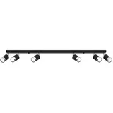 Sollux Lighting Sollux SL.1068 Deckenleuchte NERO 6 schwarz/chrom