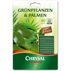 Chrysal Düngestäbchen für Grünpflanzen und Palmen 40 Stück