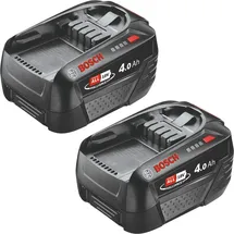 Bosch 2x PBA 18V 4.0Ah W-C Akku 18 V 4,0 Ah POWER FOR ALL ( 2x 1600A011T8 )