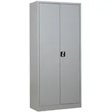 Gürkan Metallschrank 100049 lichtgrau 80,0 x 38,0 x 180,0 cm, aufgebaut, 1 St.