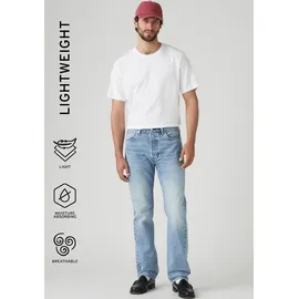 Levi's Straight-Jeans "501 LEVI'S ORIGINAL", Herren, Gr. 31, Länge 30, low on sleep ltwt, Denim/Jeans, Obermaterial: 100% Baumwolle, normal lang, Jeans Straight-Jeans, mit Markenlabel