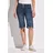 STREET ONE Gerade Jeans STREET ONE, Damen, Gr. 28, blau (medium blau random), Jeans, 79% Baumwolle, 15% Polyester, 4% Elastomultiester, 2% Elasthan, unifarben, kurz, Jeans, in dunkelblauer Waschung