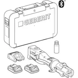 Geberit ACO 203XLplus Pressgerät im Koffer 2 Akkus, Ladegerät