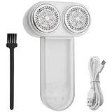 Adler AD 9622 LCD Fusselentferner elektrisch aufladbar Fusselrasierer weiß gold