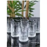 Pasabahce Elysia Schnapsgläser - 6er Set 110cc Gläser-Set Transparent