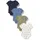 Pippi made with love PIPPI Unisex Baby Body SS AO-printed (4-pack) Formender Body, Khaki, 68 - 68