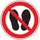 SafetyMarking® Verbotsschild Betreten der Fläche verboten Ø 10 mm