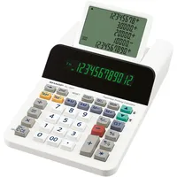 Sharp Tischrechner EL-1501 Weiß Display (Stellen): 12