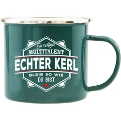 H&H Echter Kerl Emaille-Becher Echter Kerl
