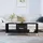 furnicato Moderner Schwarz Holzwerkstoff 102 x 50 x 40 cm