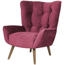 SOHO Polstersessel  Jolyn ¦ rot ¦ Maße (cm): B: 87 H: 100 T: 86.0