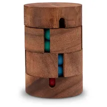 Logoplay Revolve - Zauberwürfel - Dreh-Puzzle - Kugelpuzzle - Denkspiel - Knobelspiel - Geduldspiel - Logikspiel aus Holz