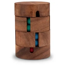 Logoplay Revolve - Zauberwürfel - Dreh-Puzzle - Kugelpuzzle - Denkspiel - Knobelspiel - Geduldspiel - Logikspiel aus Holz
