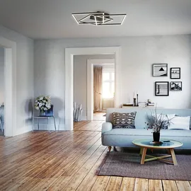 B.K.Licht - Deckenlampe 57x57 cm - Schwarz