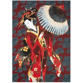 Excelsa Geschirrtuch, Kimono Baumwolle, 50X70 cm, Bunt