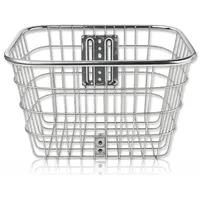 IPEA Fahrradkorb Vorne aus Metall – SOLIDE UND LANGLEBIG – 35 x 27 x 24 cm – Gepäckkorb für Klassische Fahrräder und Mountainbikes – Robust und Rostfrei – Universalaufbewahrung
