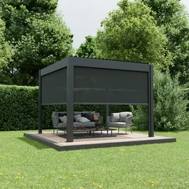 Ximax Seitenmarkise Pergola Shade 300 cm dunkelgrau