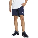 Puma teamGOAL Training Short, Unisex-Erwachsene Gestrickte Shorts, PUMA Navy-PUMA White-Persian Blue, 658643