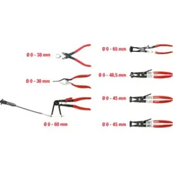 KS Tools KFZ Schlauchschellenzangen-Satz, 7-tlg.