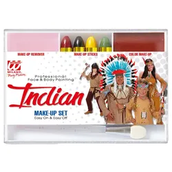 Native American Indianer Schmink-Set - OS