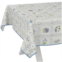 ANRO Wachstuchtischdecke abwaschbar 100 x 140 cm Blau