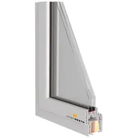 Meeth Balkontür, BxHxT: 90 x 200 x 7 cm, Dreifachverglasung, weiß - weiss