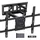 PERLESMITH TV Wandhalterung, für 37-85 Zoll Fernseher bis zu 60 kg, Schwenkbar Neigbar TV Halterung 55 65 Zoll, Wandhalterung Fernseher Max. VESA 600x400 mm