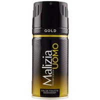 12x MALIZIA UOMO Gold mann deo 150ml deospray deo spray deodorant Edt Parfüm