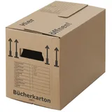 BB-Verpackungen GmbH 30 x Bücherkarton Profi 40 kg Traglast stabiler Umzugskarton Bücherkiste Umzug 2-wellige Movebox BB-Verpackungen