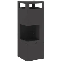 vidaXL - Feuerplatz Schwarz 35 x 35 x 100 cm Stahl,